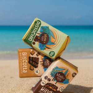 Pistachio, Kinder and Biscotta Trio